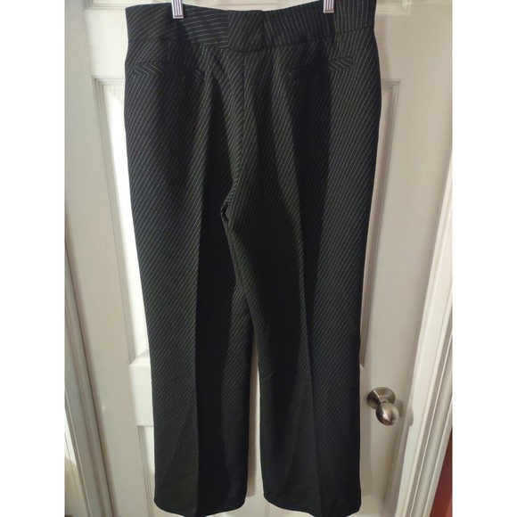 Pret A Porter Suits Pants Size 10 Black And White "Missing 1 Clasp" - Picture 3 of 9
